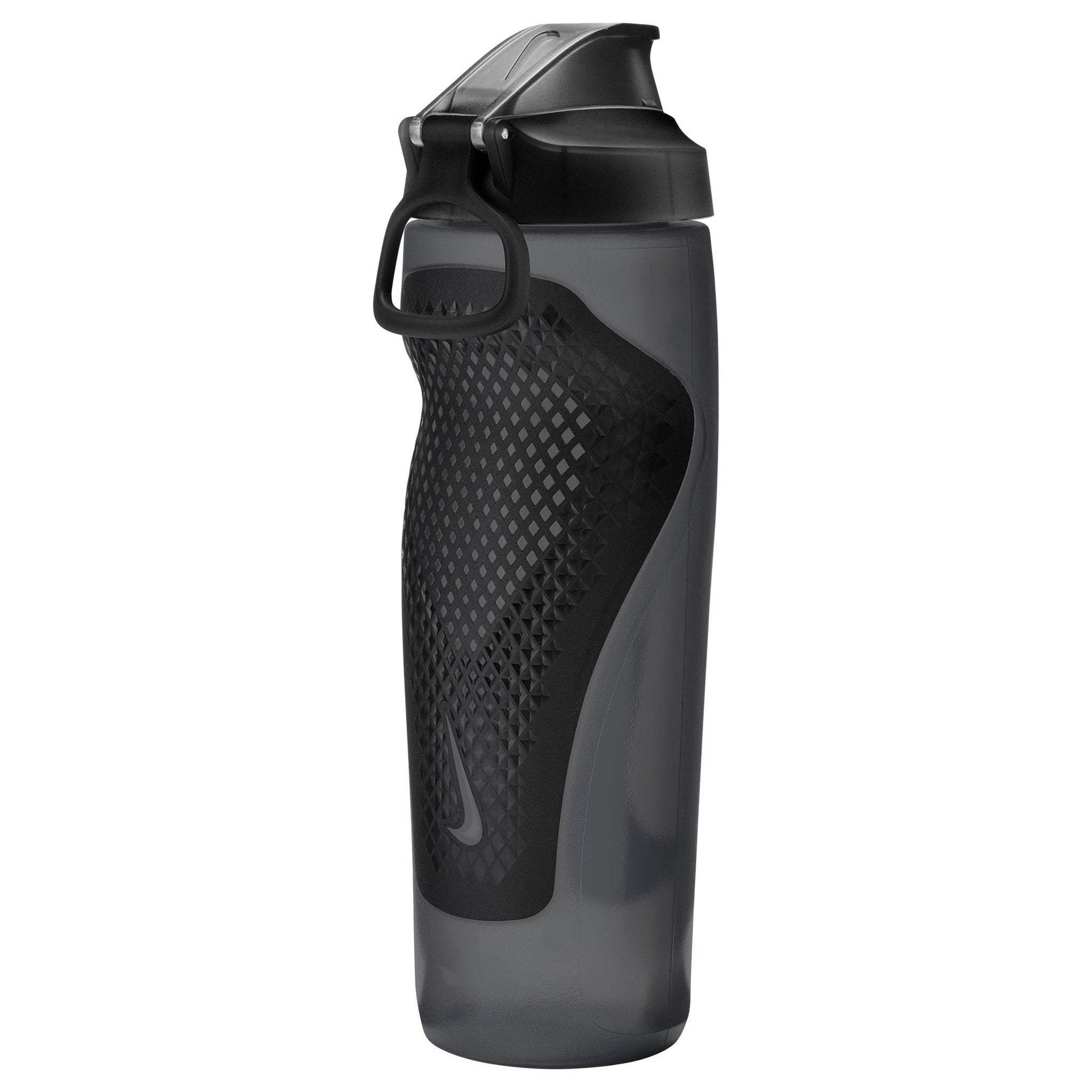 Nike Refuel Bottle Locking Lid 24oz - Black/Silver Accessories Nike