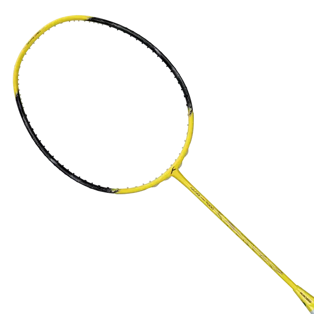 Hundred Nano Neo 7000 5U Badminton Racket - Yellow/Black Badminton Rackets Hundred