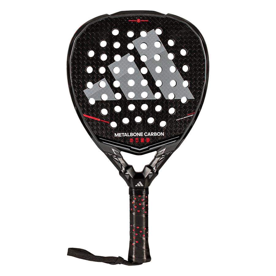 Adidas Metalbone Carbon 2026 Padel Racket - Black/Red