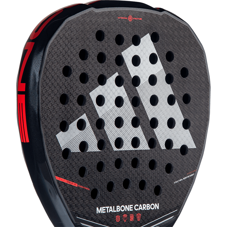 Adidas Metalbone Carbon 2026 Padel Racket - Black/Red
