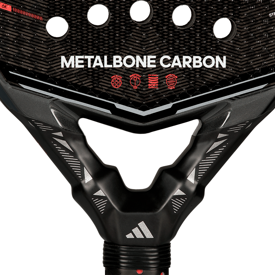 Adidas Metalbone Carbon 2026 Padel Racket - Black/Red