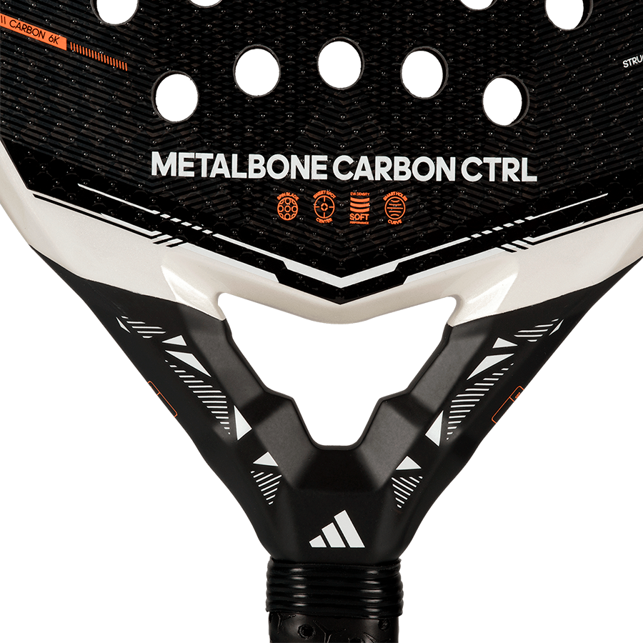 Adidas Metalbone Carbon CTRL 2026 Padel Racket - White/Black