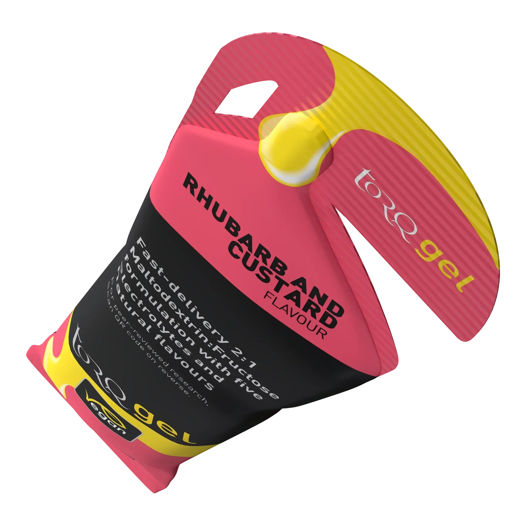 Torq Energy Gels - Single - Rhubarb Custard Clearance Torq