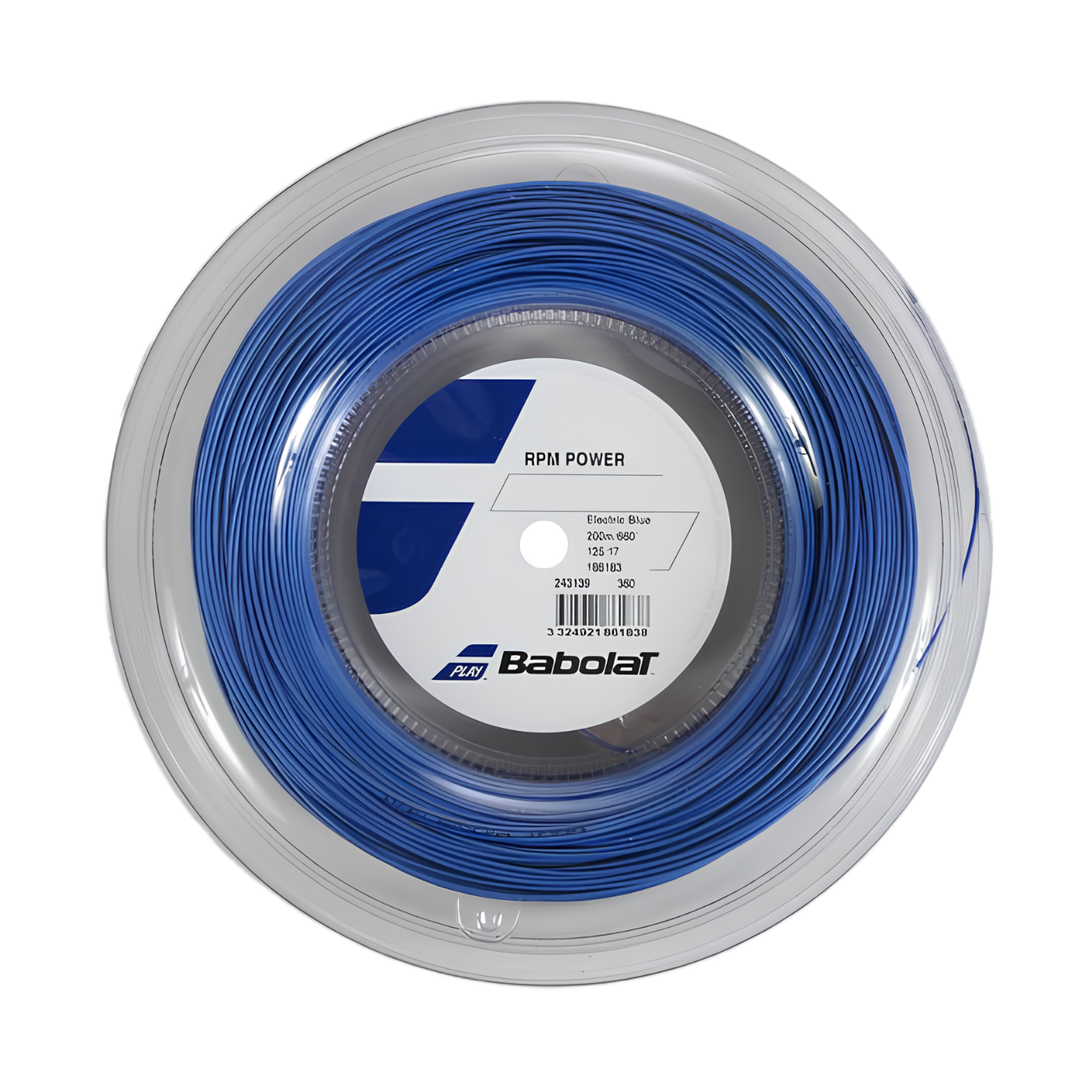 Babolat RPM Power 1.25mm Tennis String Reel - Electric Blue Electric Blue String (Reel) Babolat