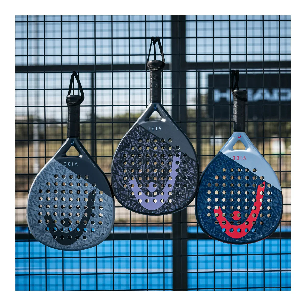 Head Vibe Padel Racket - Blue/Red