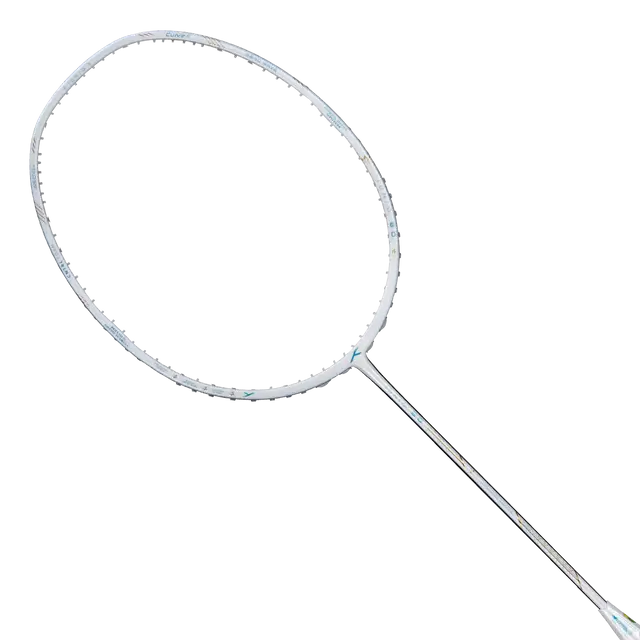 Hundred Ioniq 80 Limited Edition 4U Badminton Racket - White/Blue