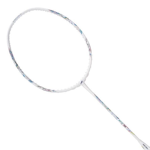 Hundred Battle 700 4U Badminton Racket - White/Blue/Green