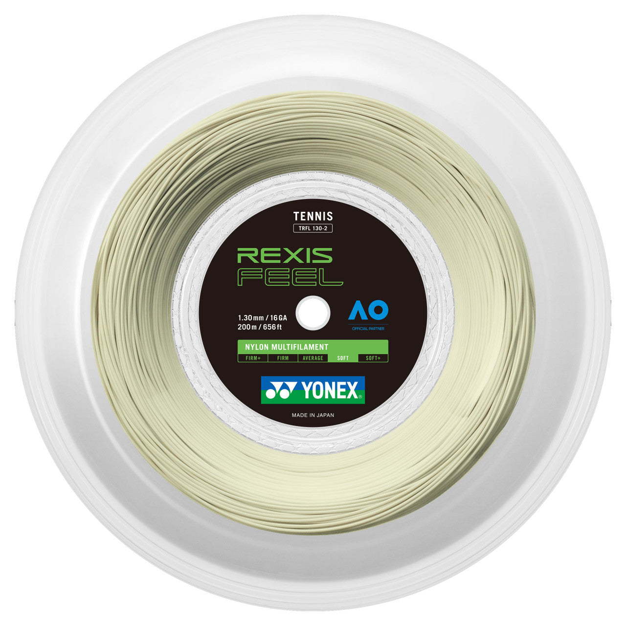 Yonex Rexis 1.25mm 200m Tennis String Off White