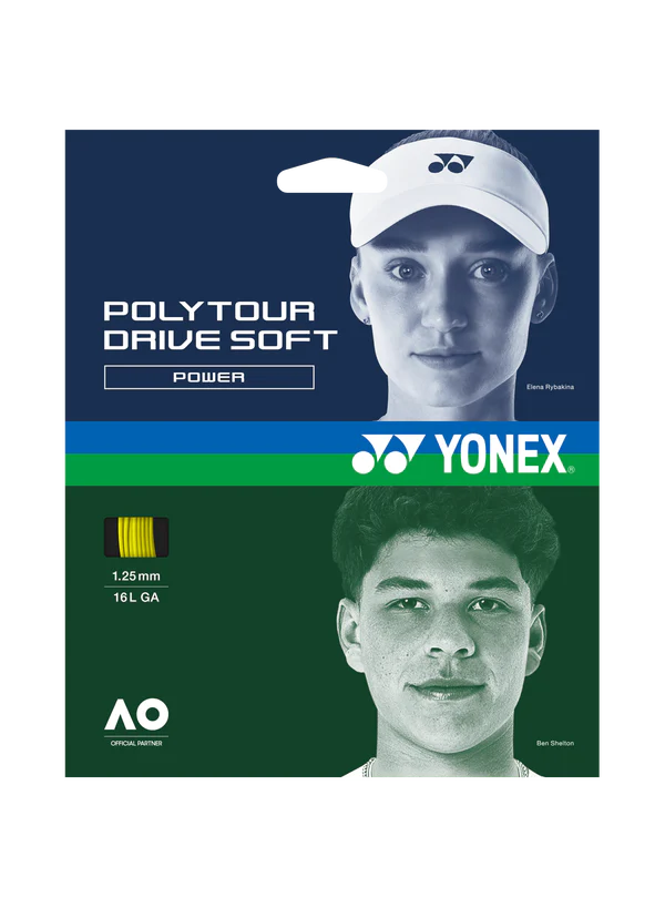 Yonex Polytour Drive Soft 1.25mm/12M Tennis String Set