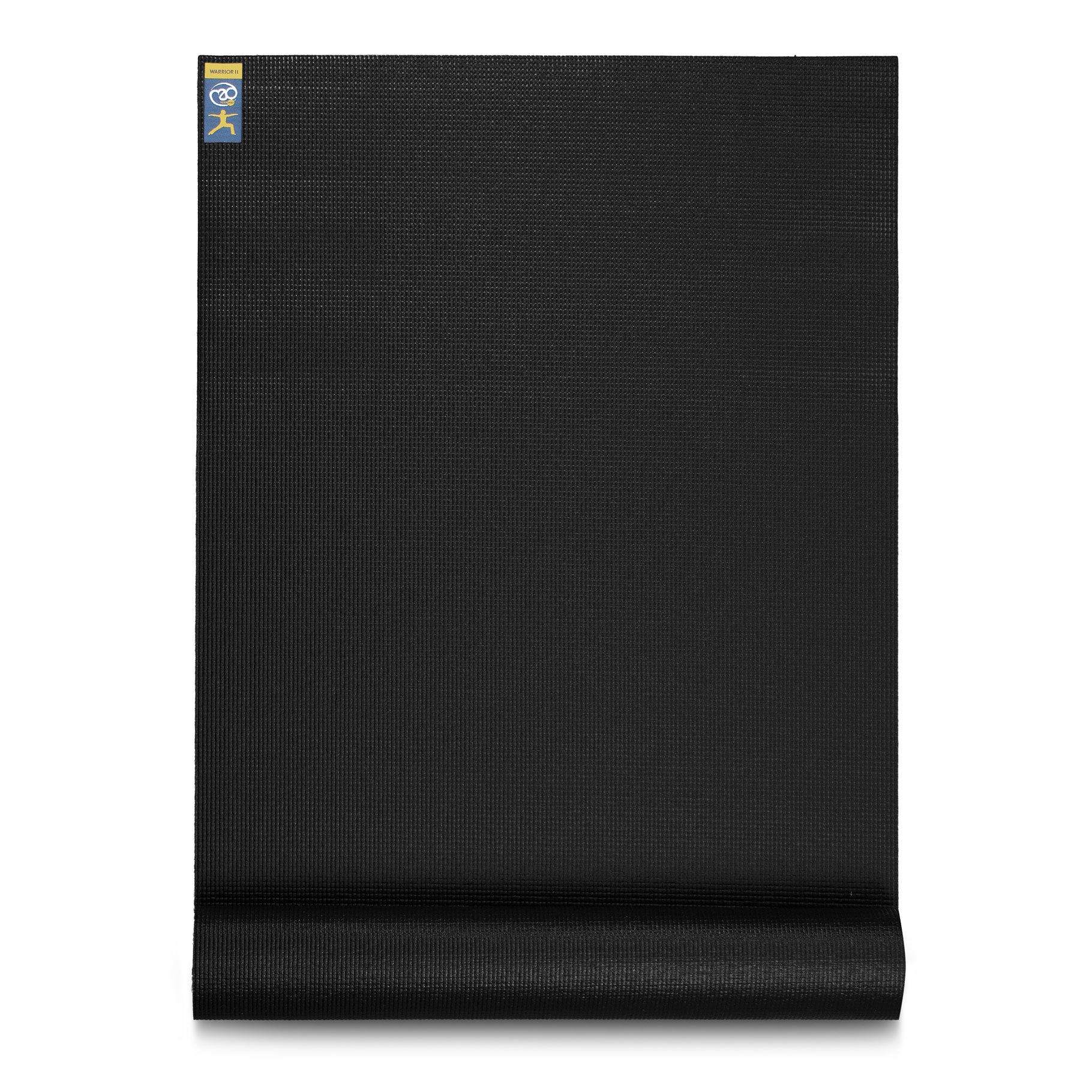 Warrior II Yoga Mat 4mm (Black)